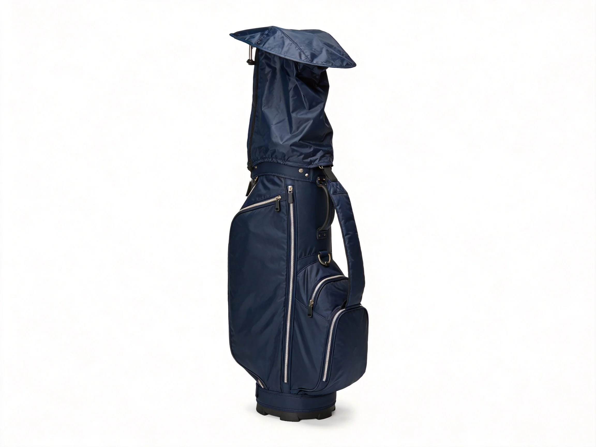 Rain-proof waterproof golf bag with taped sealed zippers