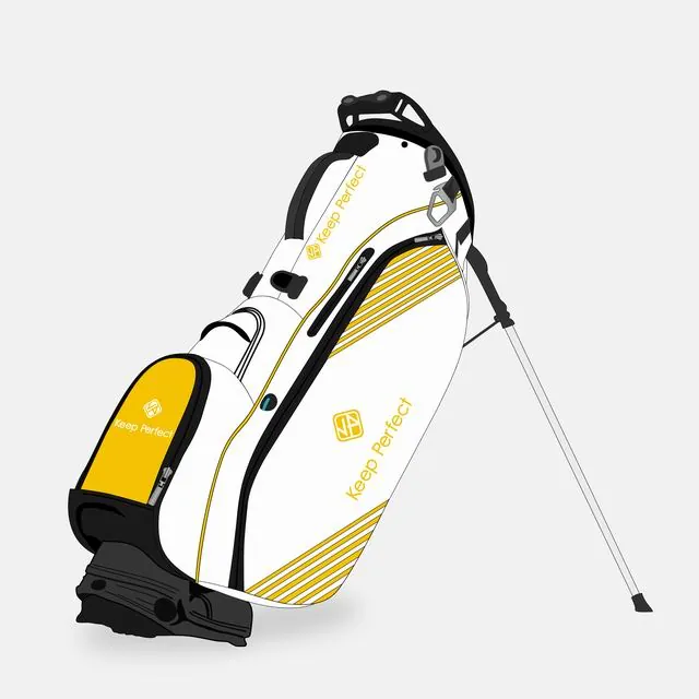 Professional golf bag maintenance and inspection routine