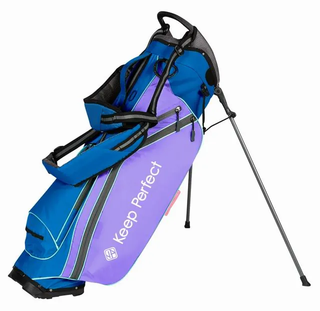 Professional pocket map with fixed homes for balls, tees, rangefinder, towel and valuables